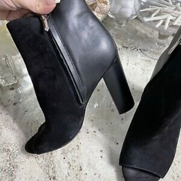 Sam Edelman black suede ankle Boots - Picture 3 of 11